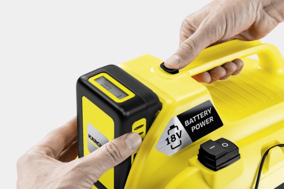 Хозяйственный пылесос Karcher WD 1 COMPACT BATTERY